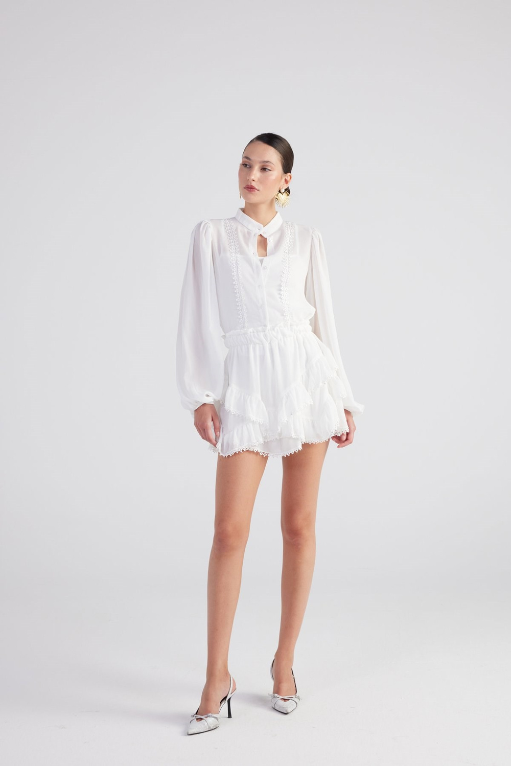 Pixie Skirt White