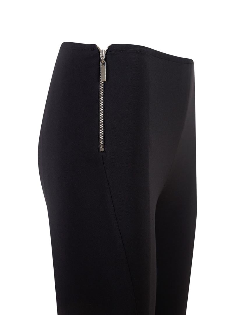 Fermuar Detaylı Tayt - Siyah