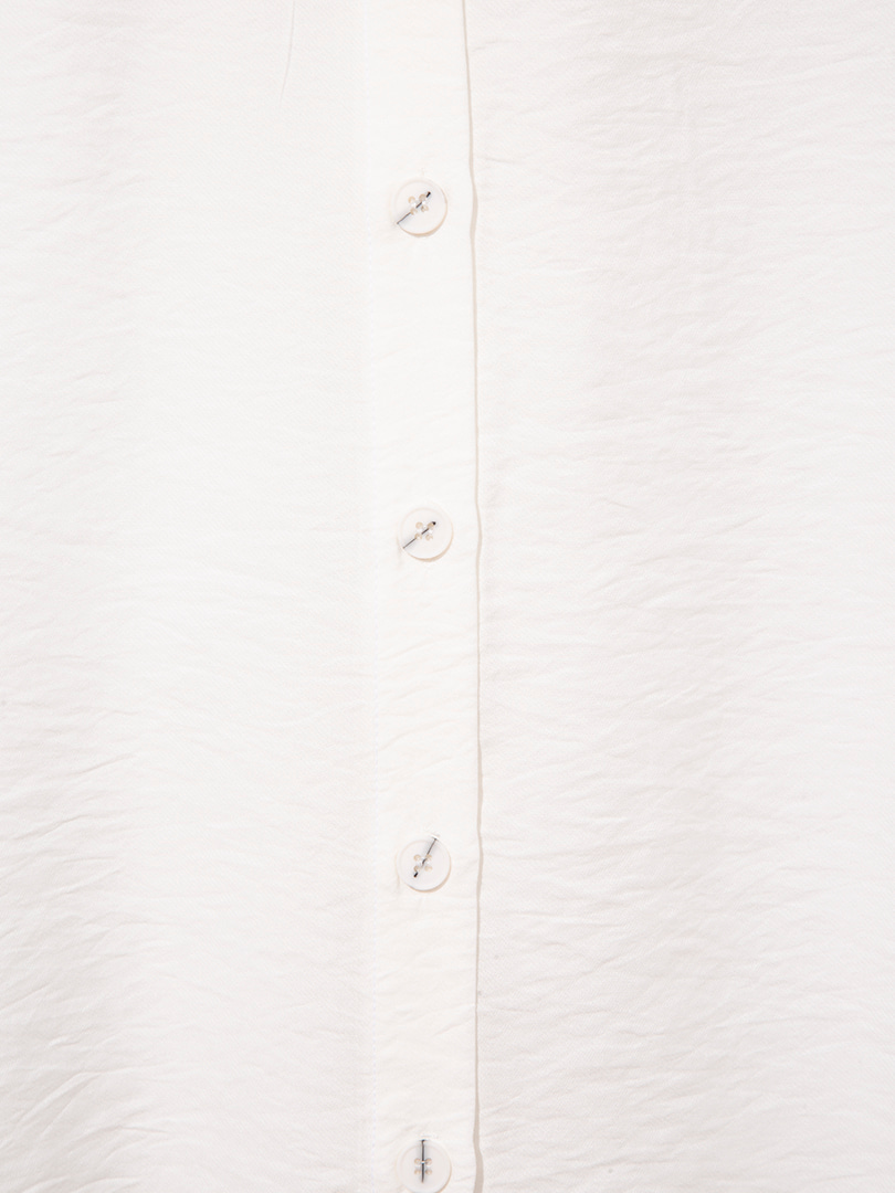 Kolsuz Rahat Kesim Gömlek - Beyaz