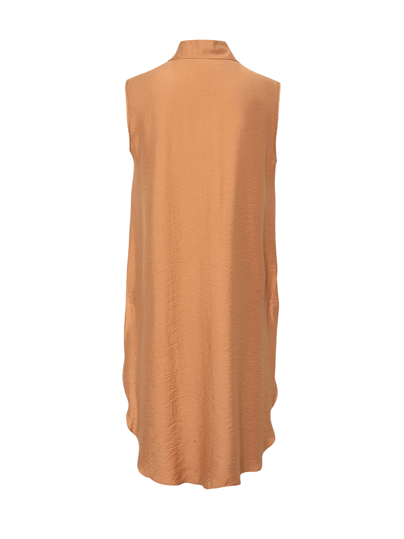 Kolsuz Rahat Kesim Gömlek - Vizon