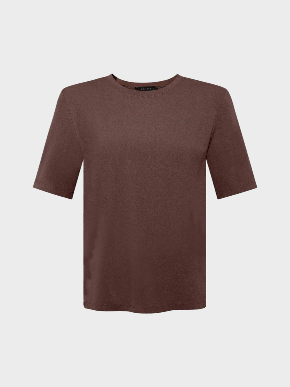 Premium Yumuşak Tuşeli Vatkalı T-Shirt - Kahve