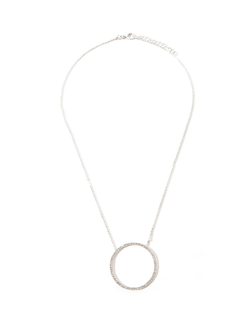 Taşlı Halka Uç İnce Kolye Kategorisiz Modelleri