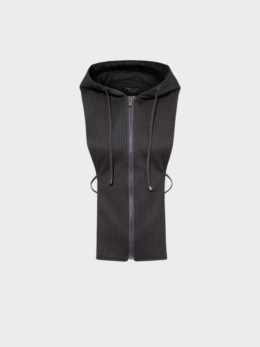 Trençkot Veya Ceket İçi Kapüşonlu Sweatshirt Görünümlü İç Parça - Çizgili