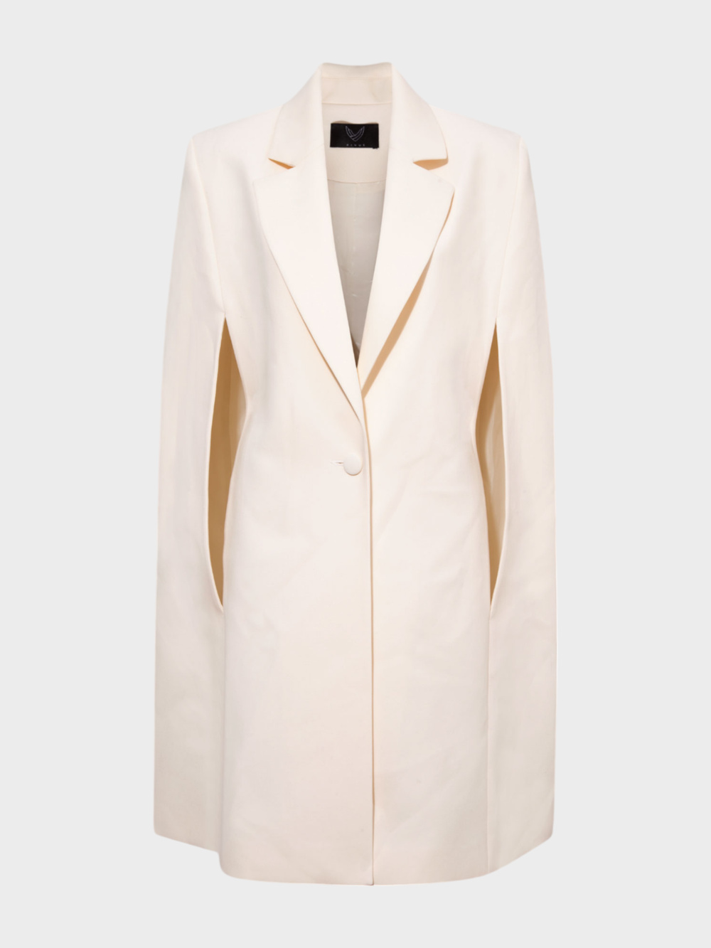 Krep Özel Tasarım Şık Pelerin Ceket - Ekru