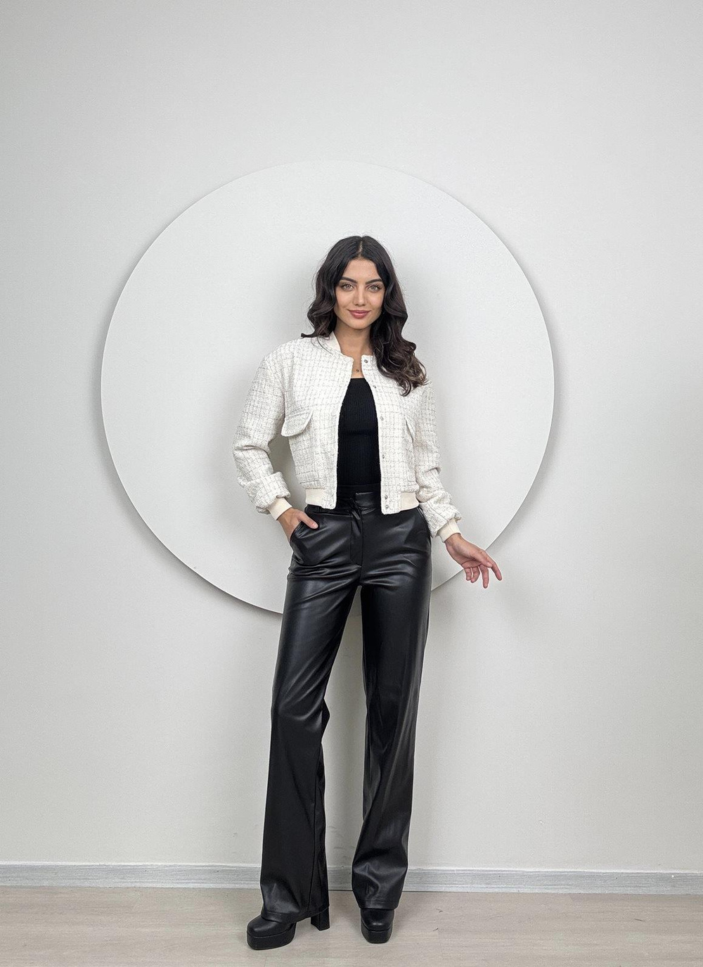 Wholesale Shimmery Bomber Jacket