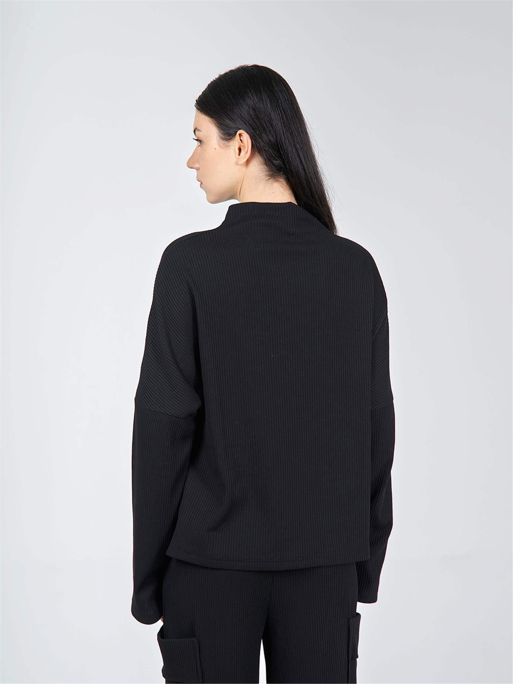 Wholesale Long Sleeve Knit  Sweater With Loose Fit Pants