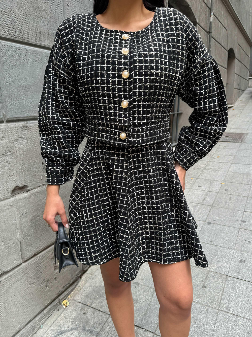 Wholesale Mini Dress and Cropped Blazer Set