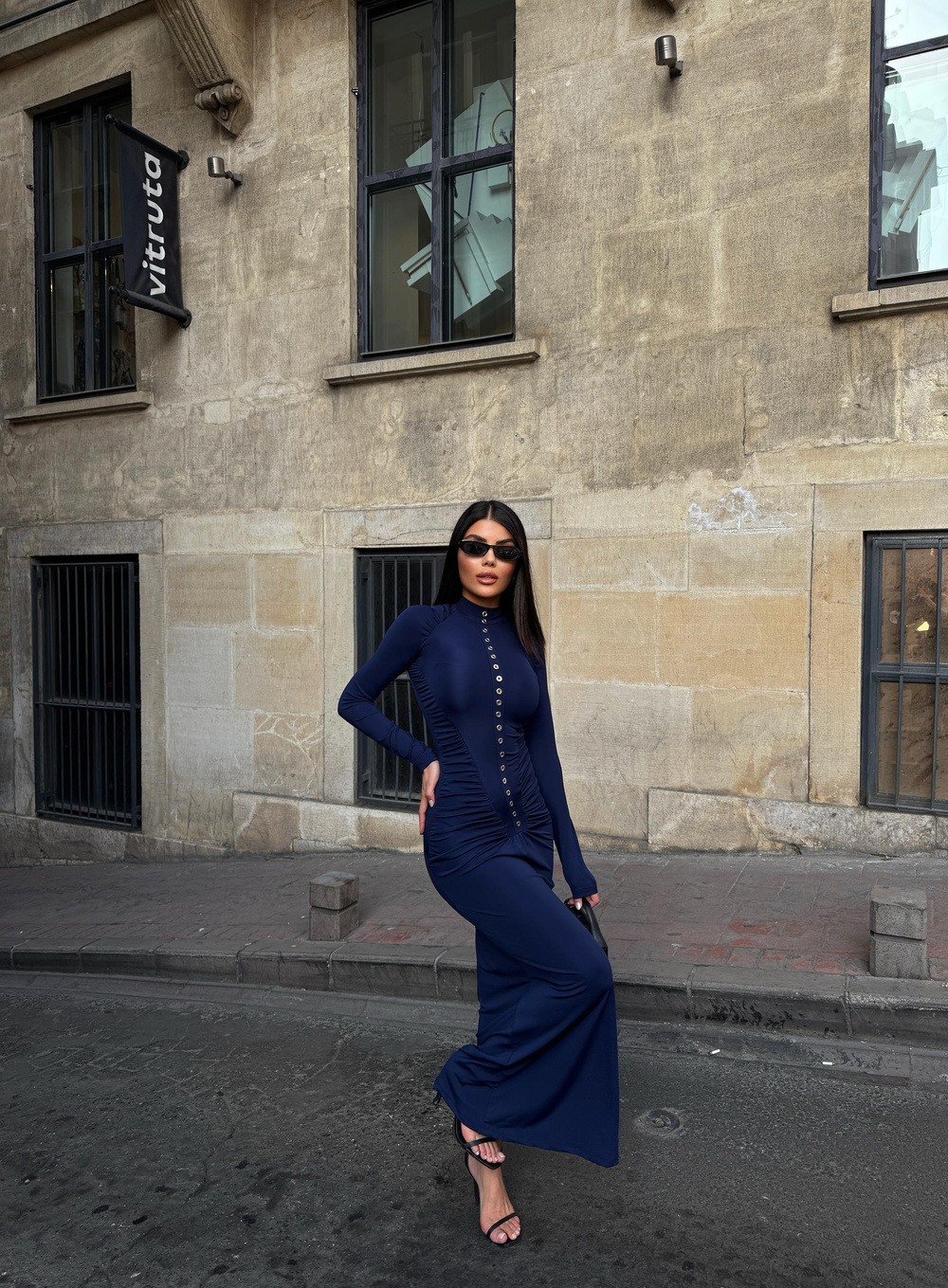 Wholesale Shirred Maxi Dress