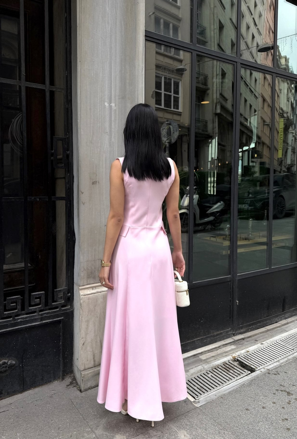 Wholesale Button-Front Maxi Dress