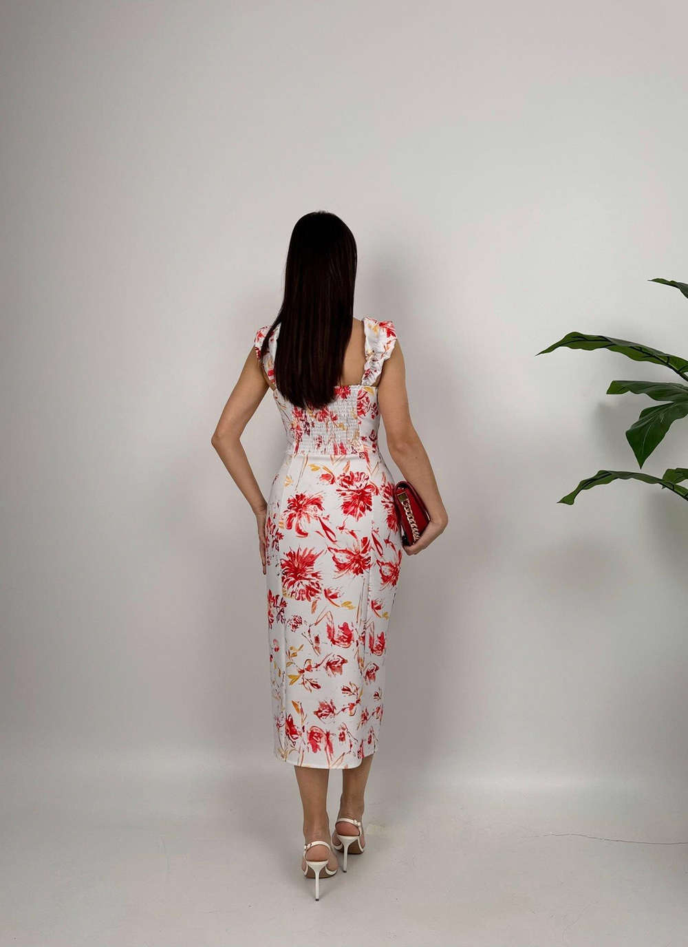 Wholesale Digital Printed Strappy Dress
