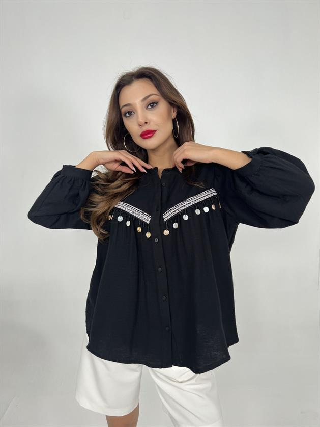 Wholesale Womens Shirt-Black