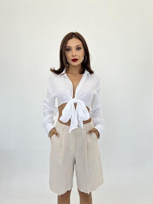 Wholesale Shorts Beige