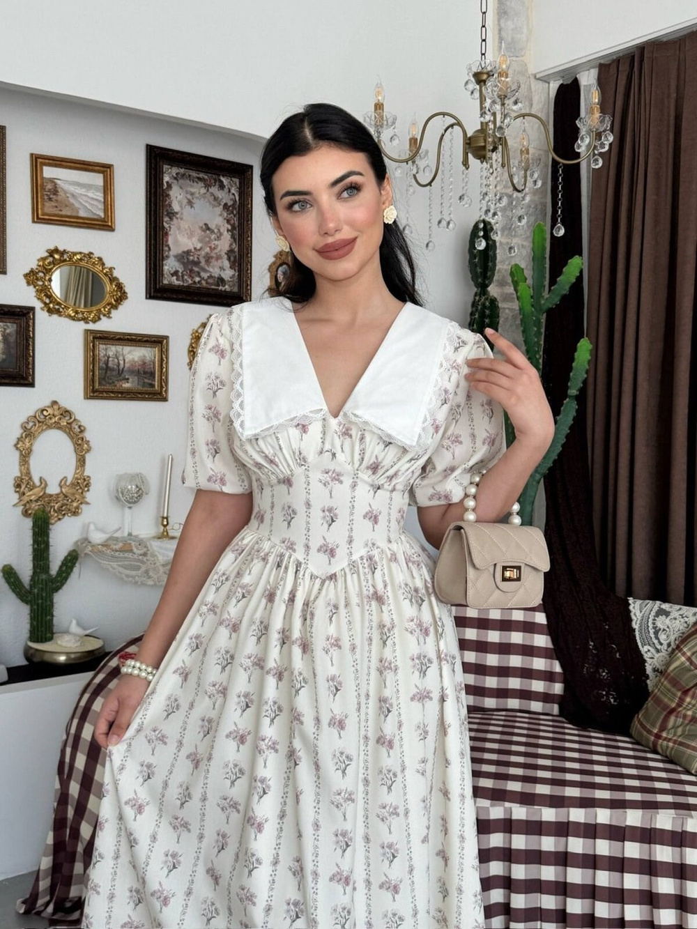 Anur Peter Pan Collar Dress