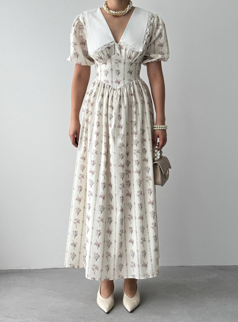 Anur Peter Pan Collar Dress