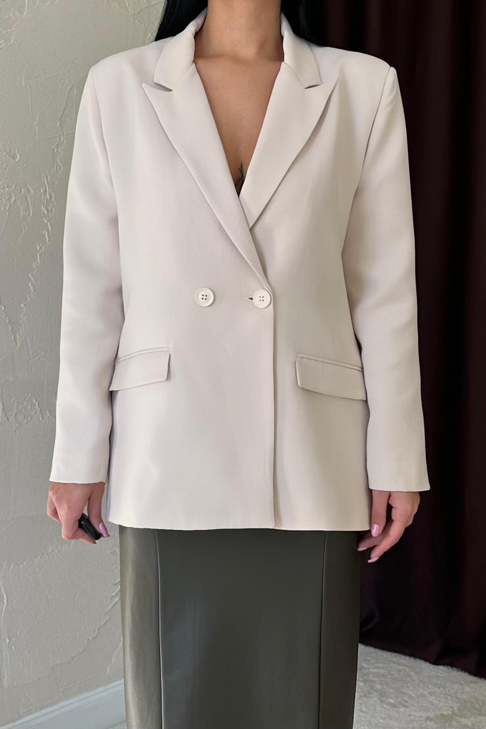 Wholesale Beige Blazer