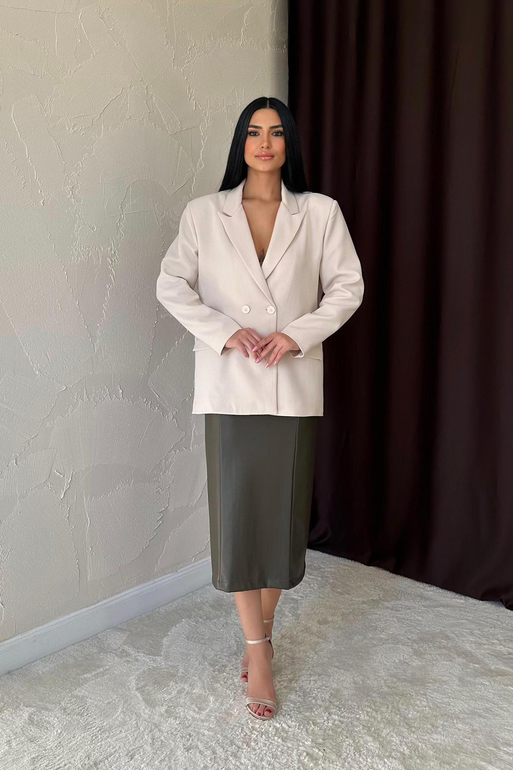 Wholesale Beige Blazer