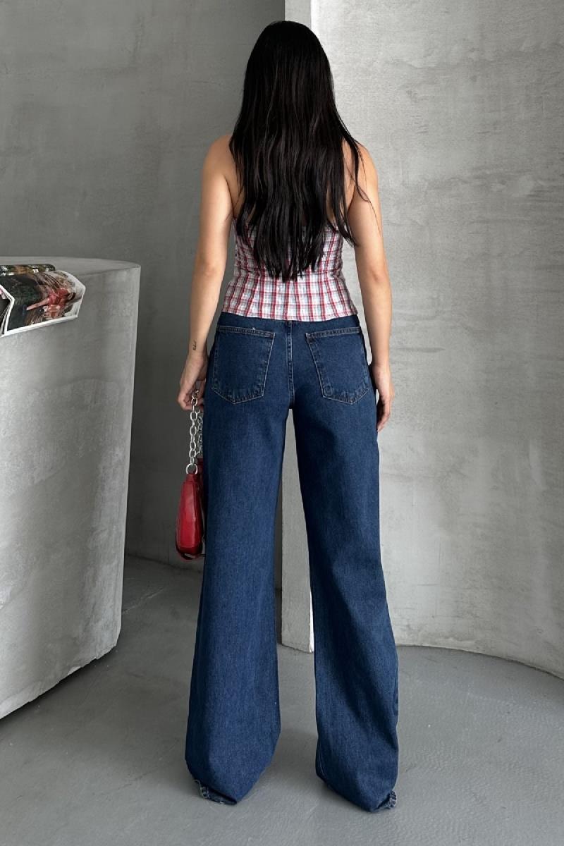 Bol Paça Baggy Relax Kot Pantolon 7031-19-(26-29)