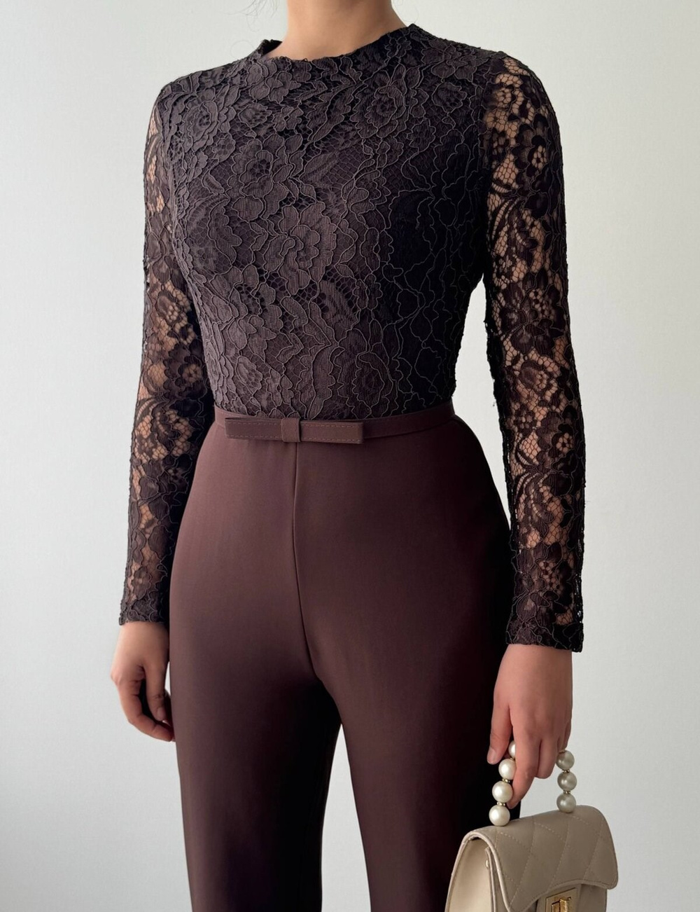 Buses Belted Jumpsuit