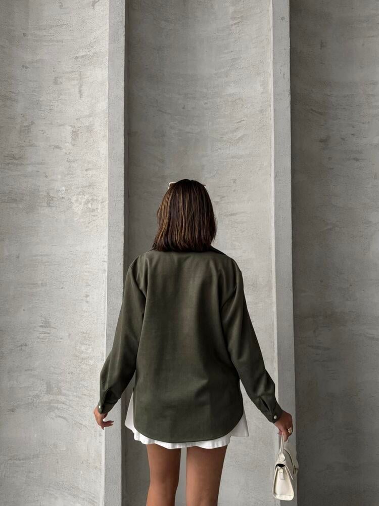 Wholesale Shirt with Pocket - Khaki