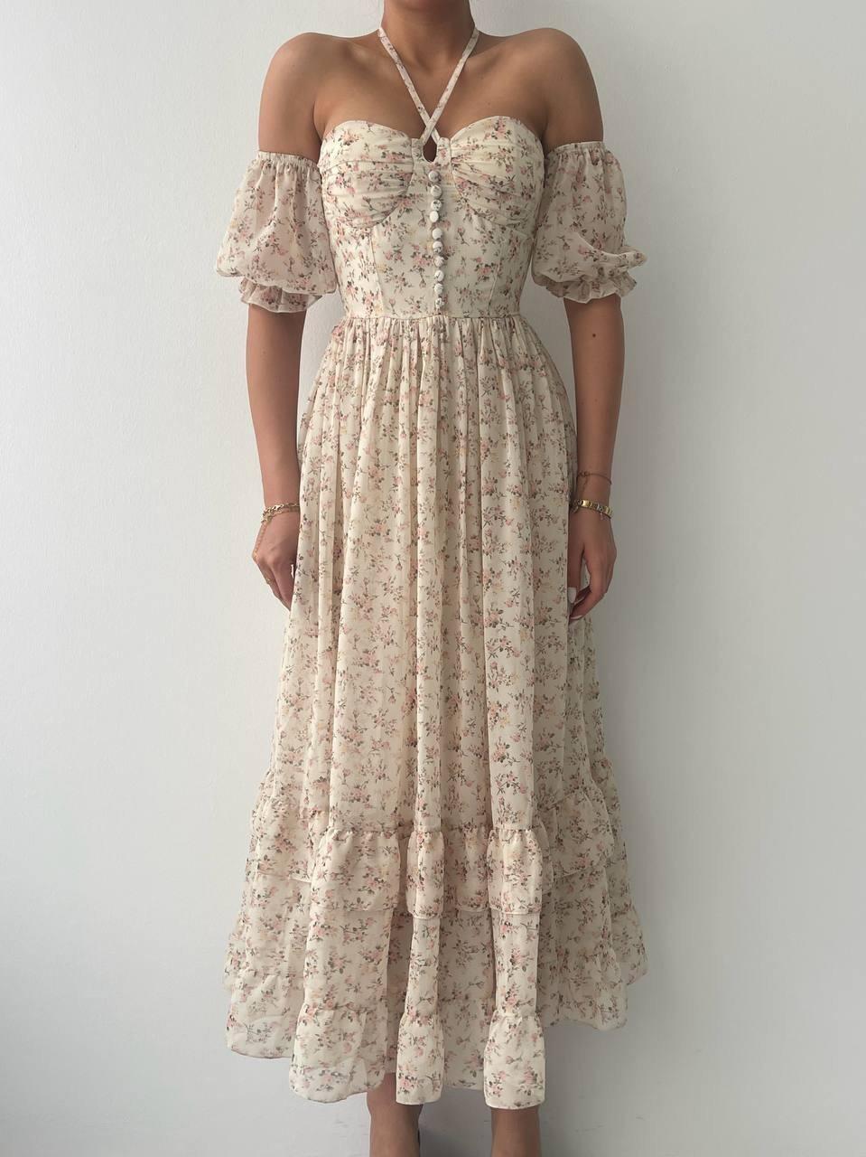 Wholesale Della Elastic Waist Dress