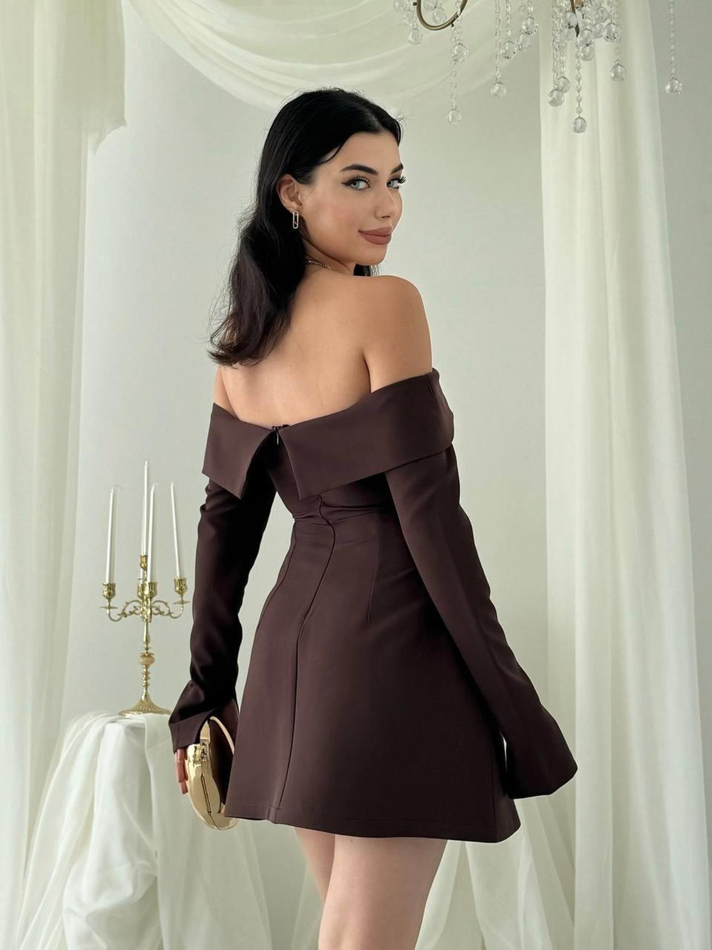 Devru Strapless Dress