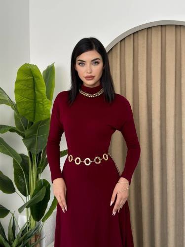 Wholesale Dina Turtleneck Midi Dress
