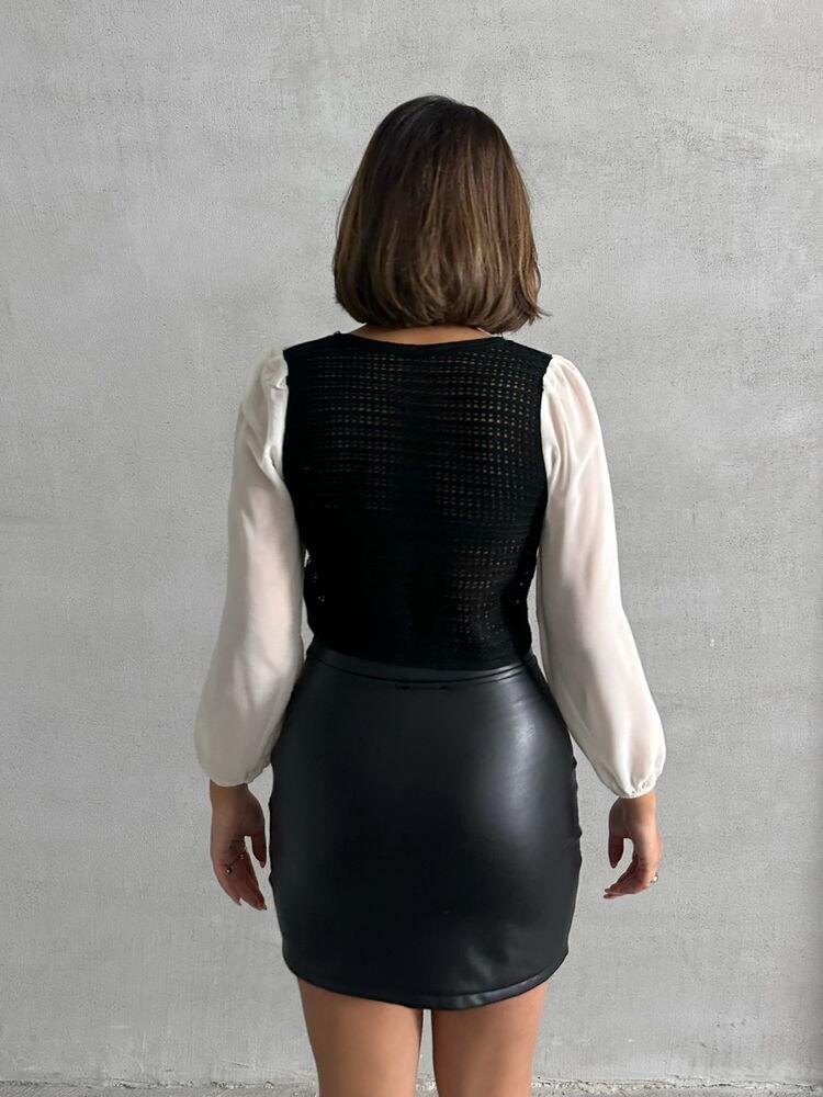 Buttoned Short Wholesale Shirt - Black