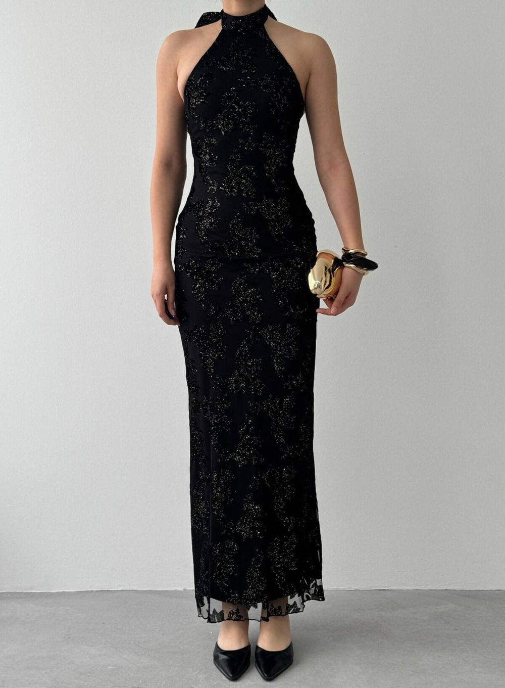 Gerne Neckline Dress