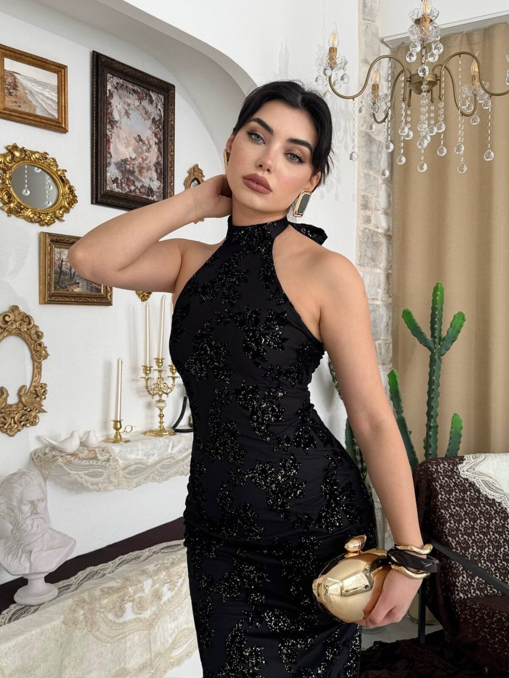 Gerne Neckline Dress