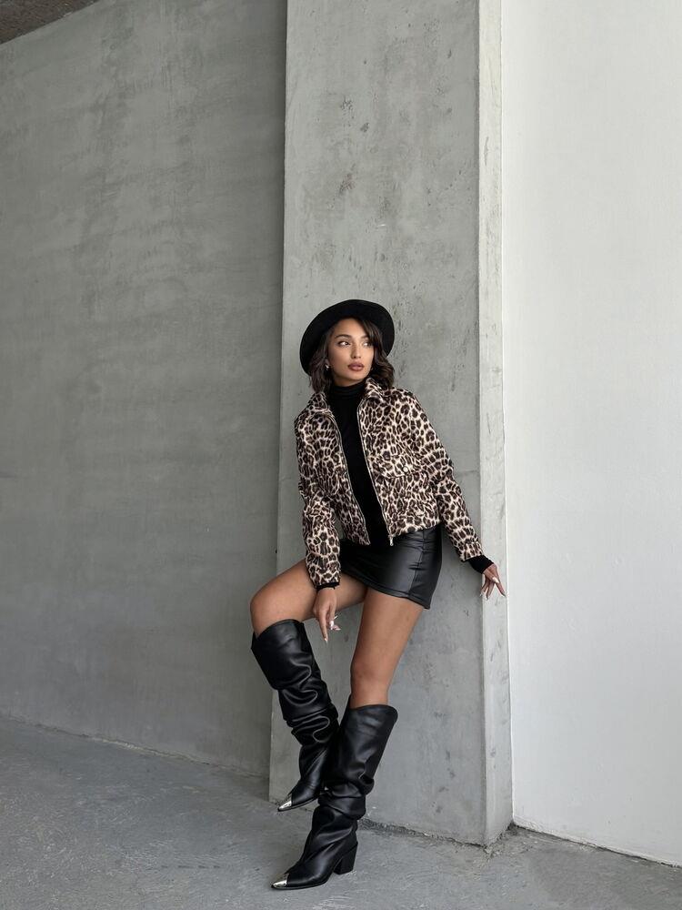 Cashmere Wholesale Coat - Stone Leopard