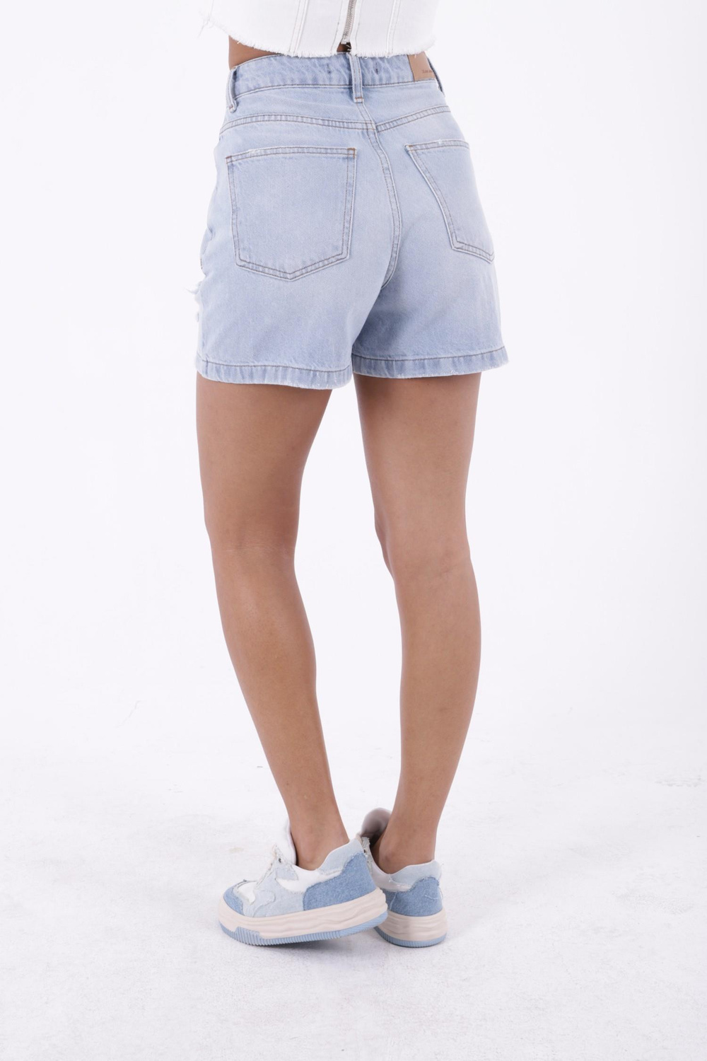 Lazerli Kot Şort 266-08-(S-XL-6)