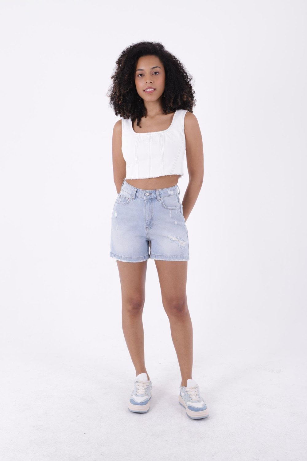 Lazerli Kot Şort 266-08-(S-XL-6)