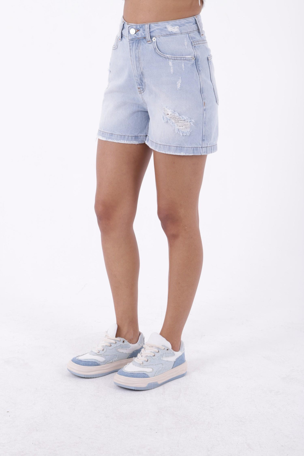 Lazerli Kot Şort 266-08-(S-XL-6)