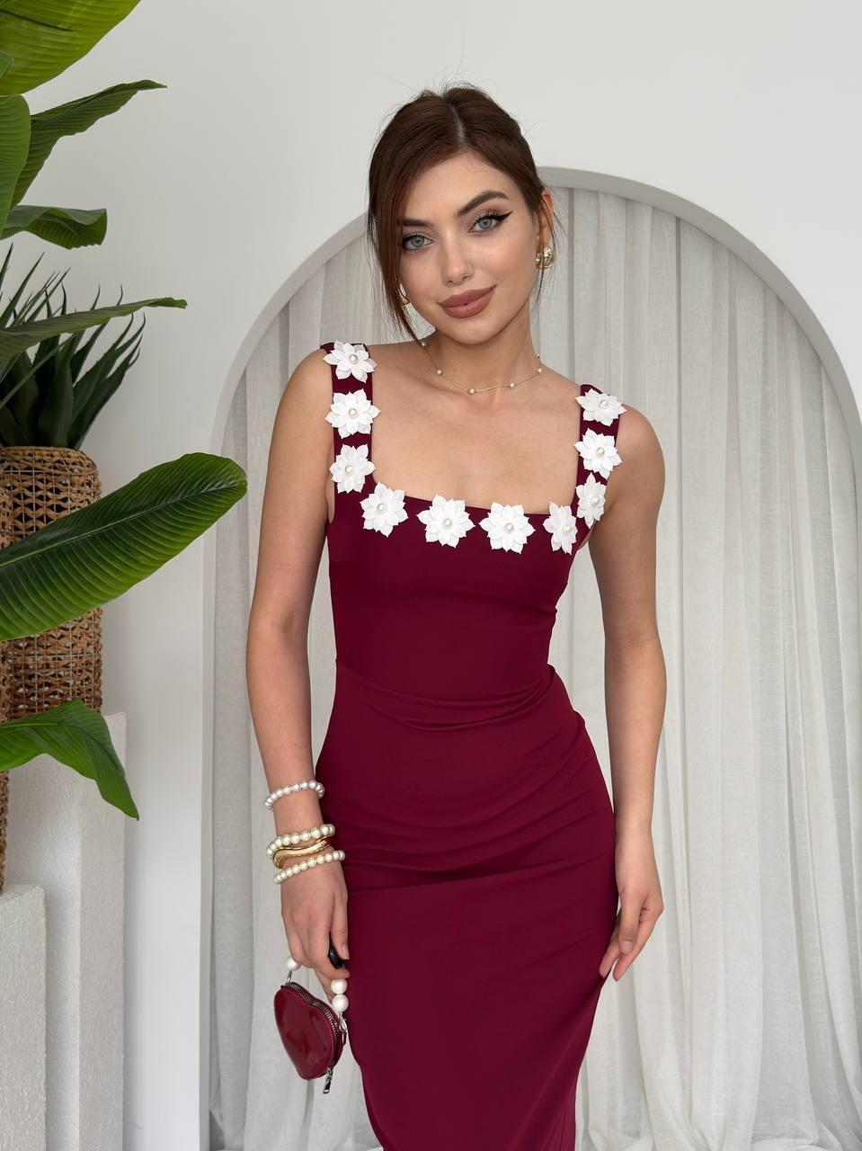Ming Floral Detailed Dress