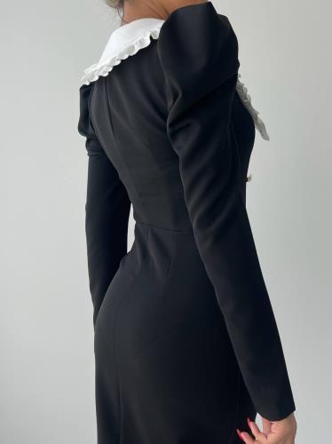 Wholesale Palmas Wide Collar Dress
