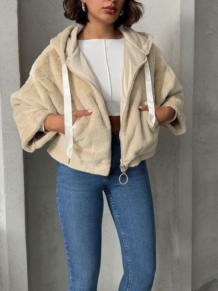 Plush Wholesale Coat - Stone
