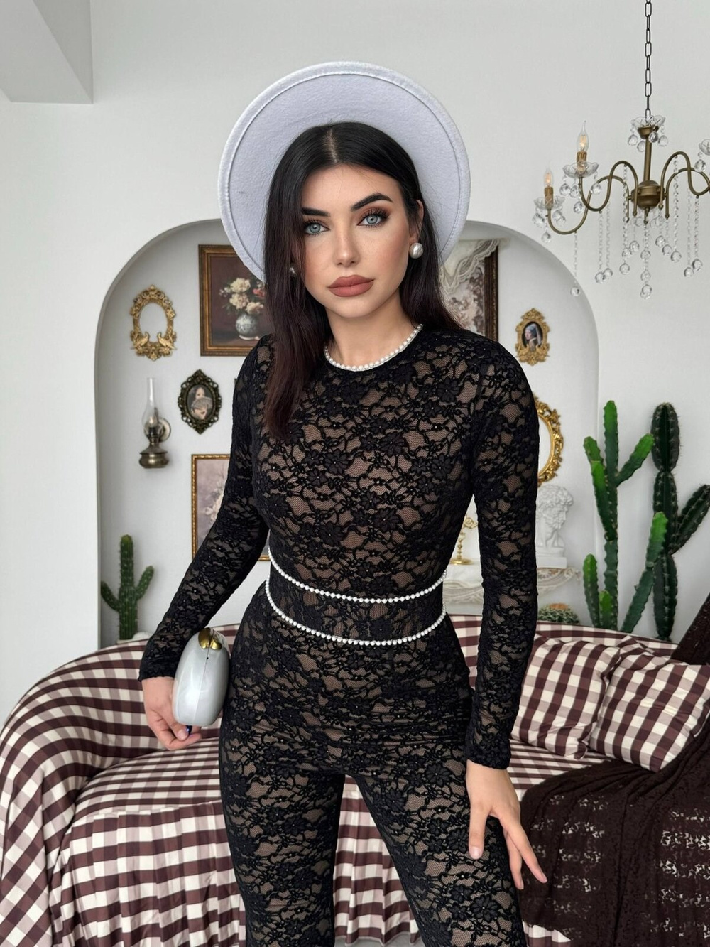 Ponas Belt-Detail Jumpsuit