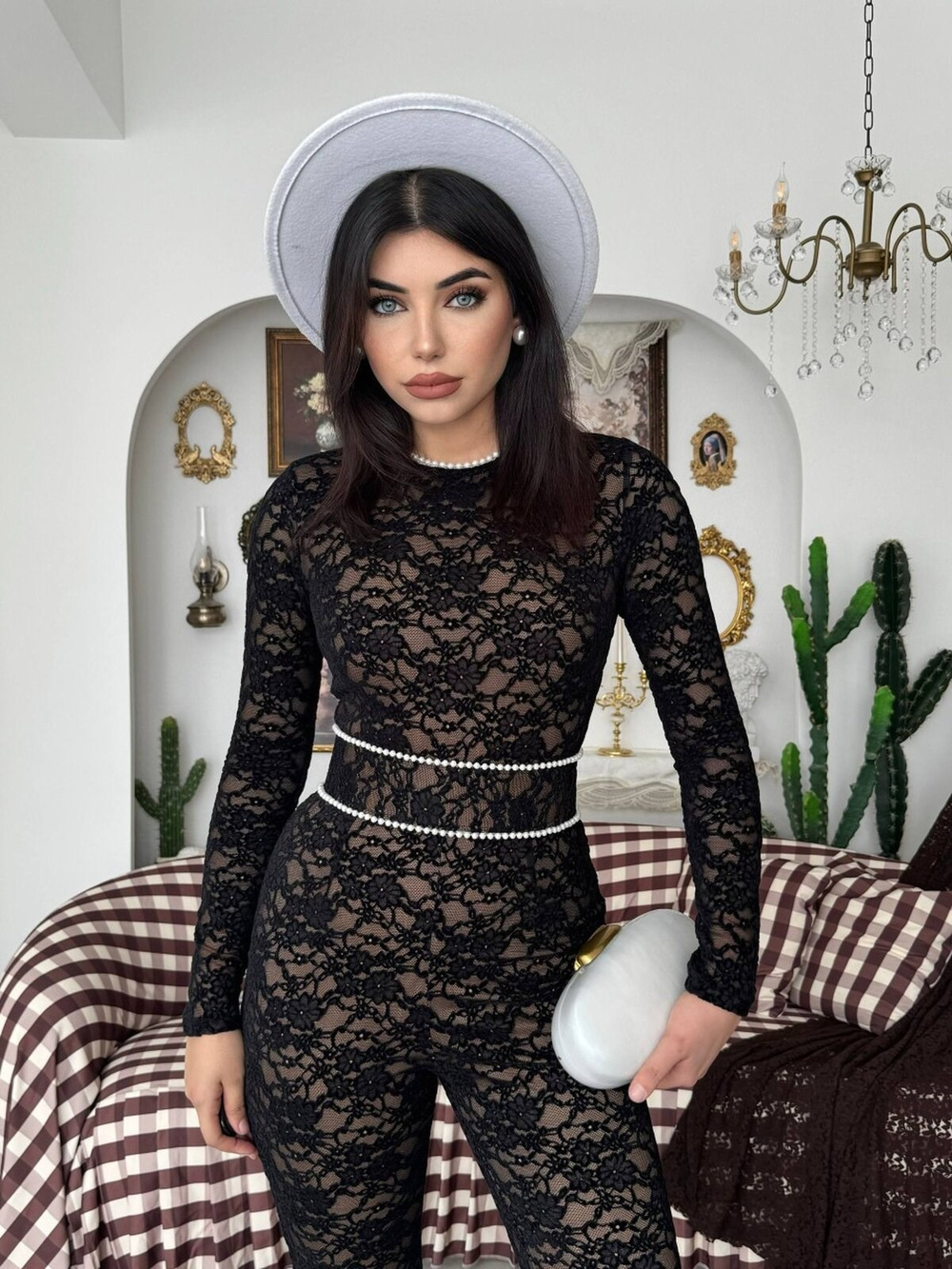 Ponas Belt-Detail Jumpsuit