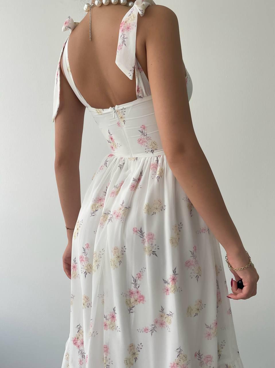 Wholesale Roseta Tie-Up Midi Dress
