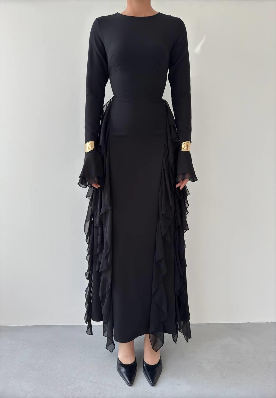 Ruffle Detail Dress