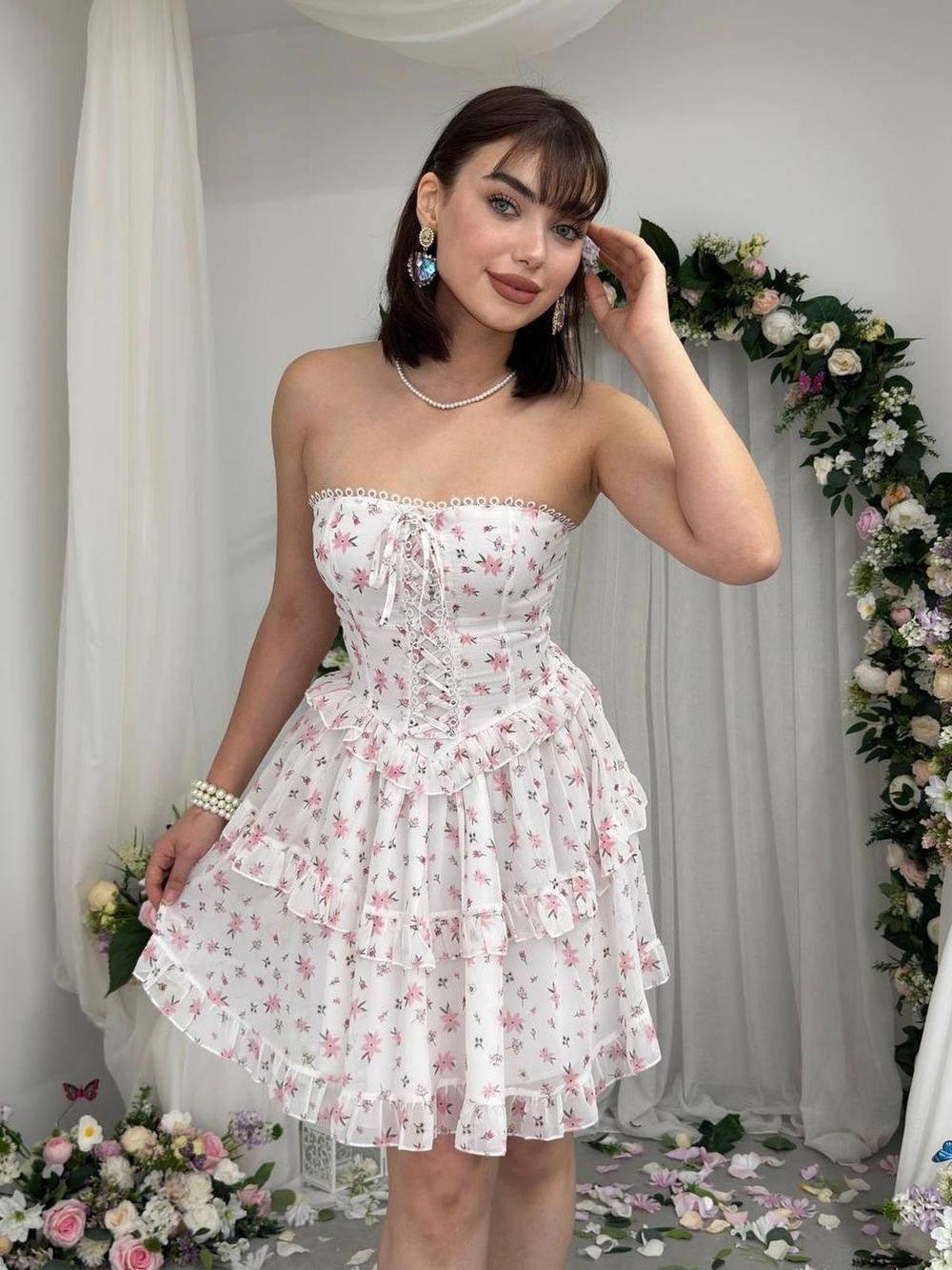 Sesura Strapless Dress