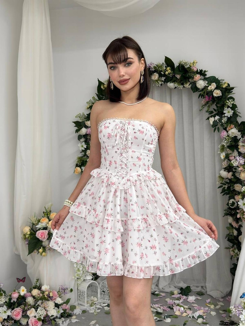 Sesura Strapless Dress