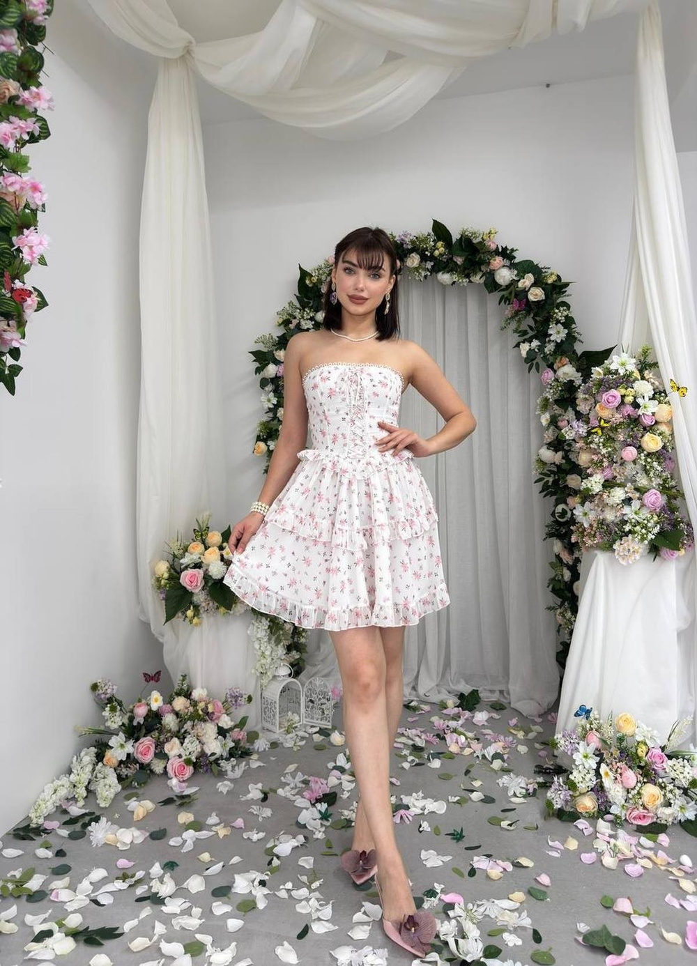 Sesura Strapless Dress