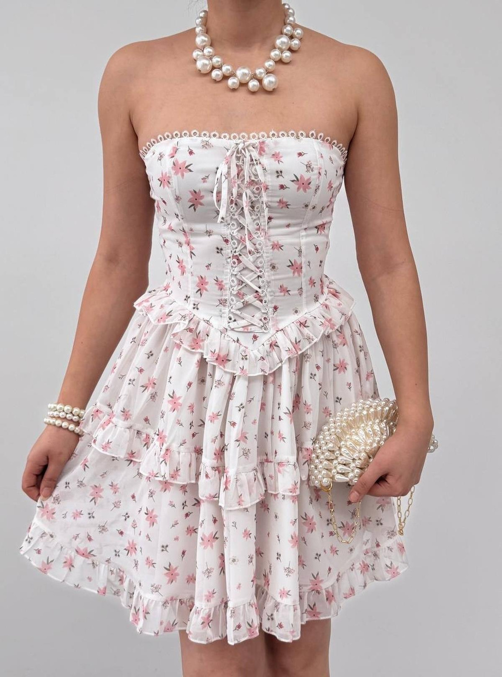 Sesura Strapless Dress
