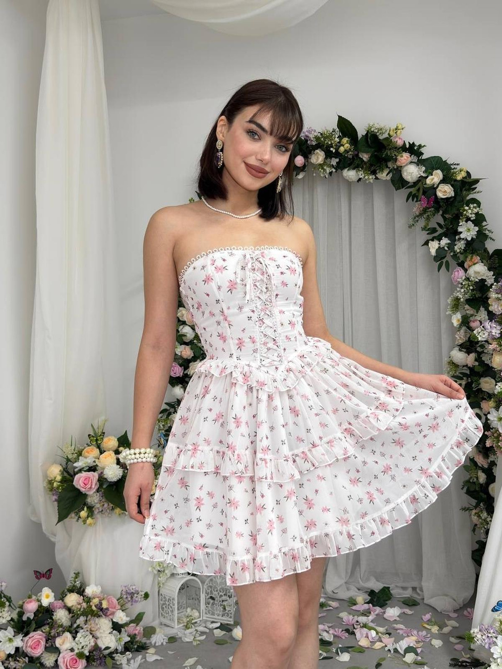 Sesura Strapless Dress