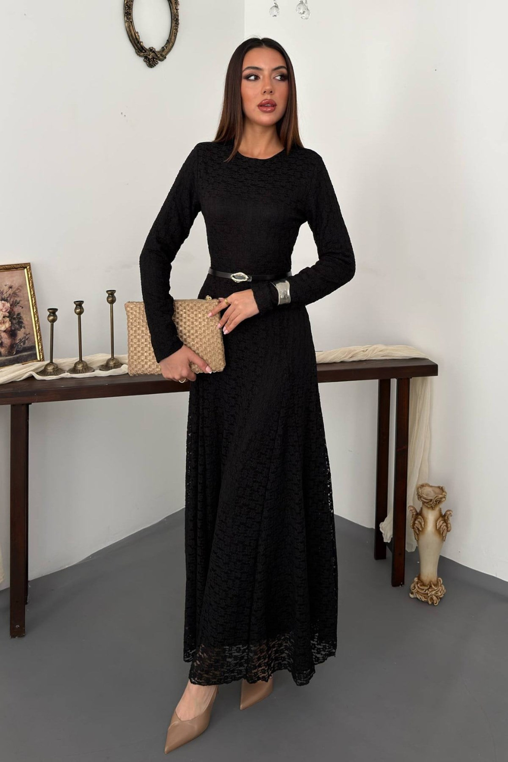 Wholesale Black Lace Dress