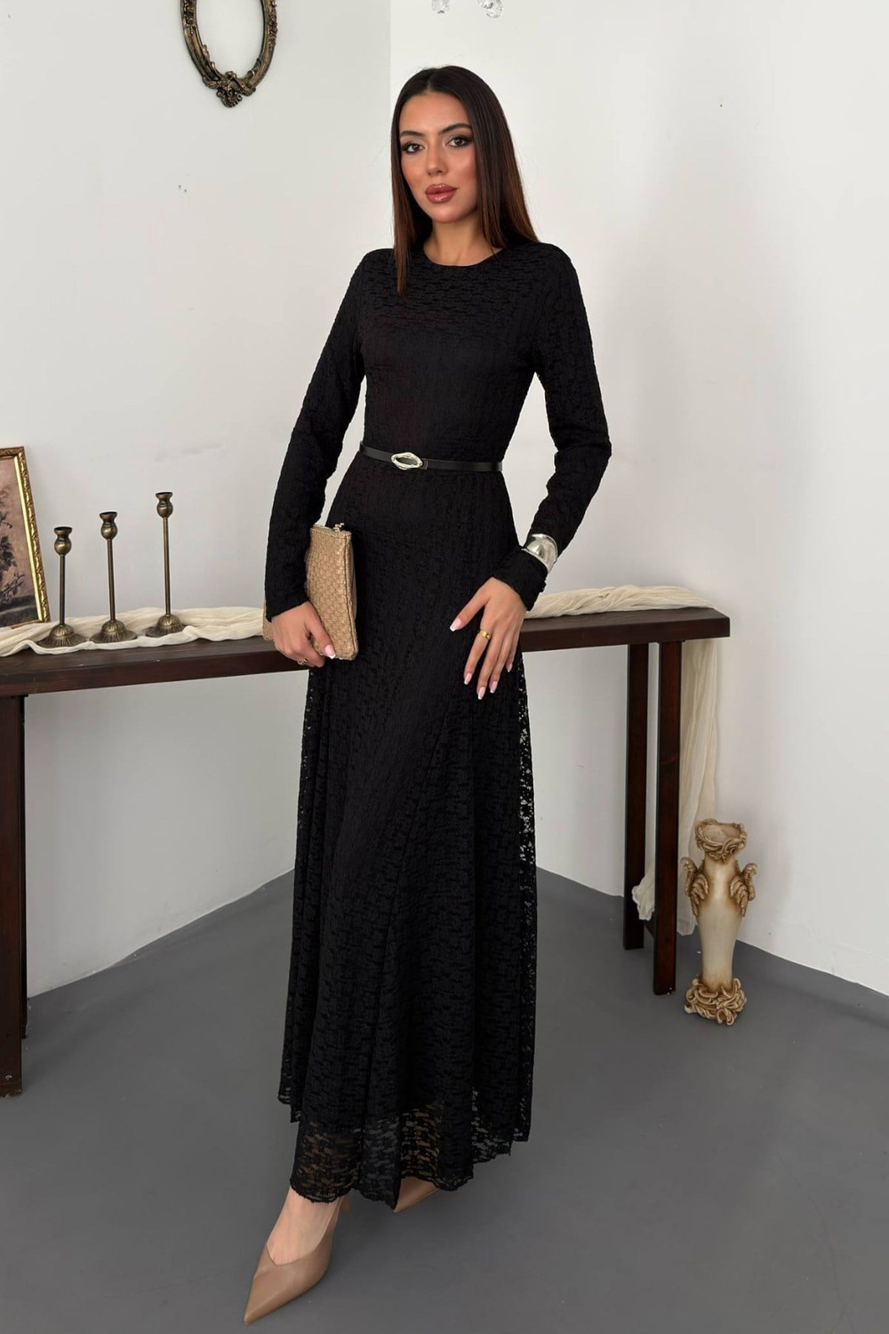 Wholesale Black Lace Dress