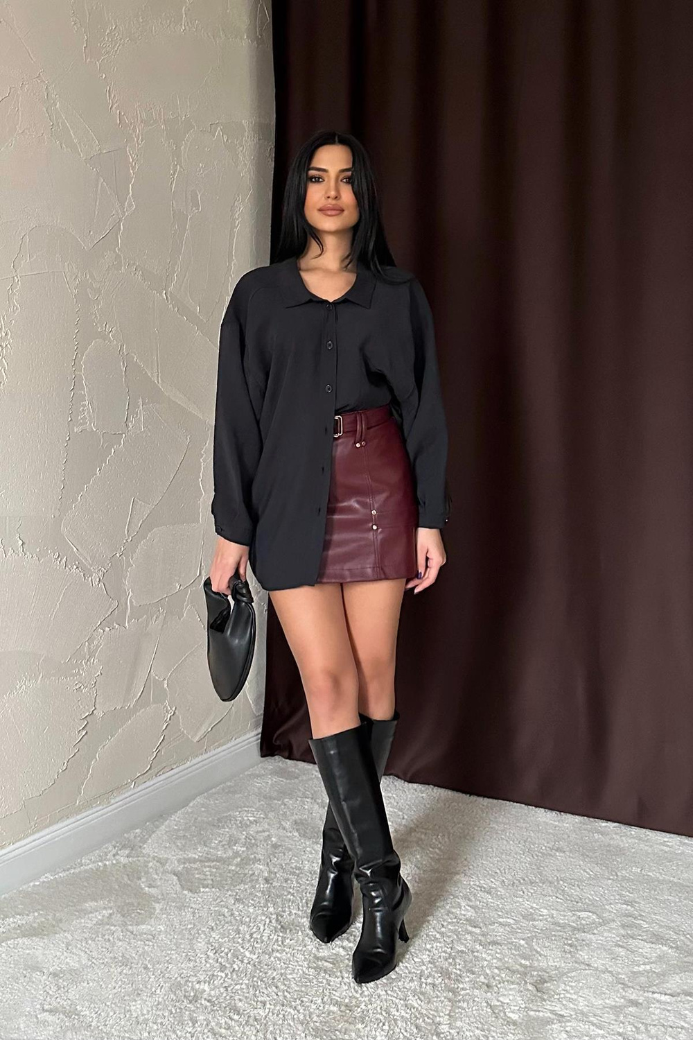 Siyah Salaş Gömlek