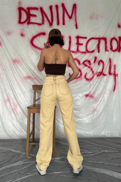Toptan Hardal Straightmania Jeans Pantolon