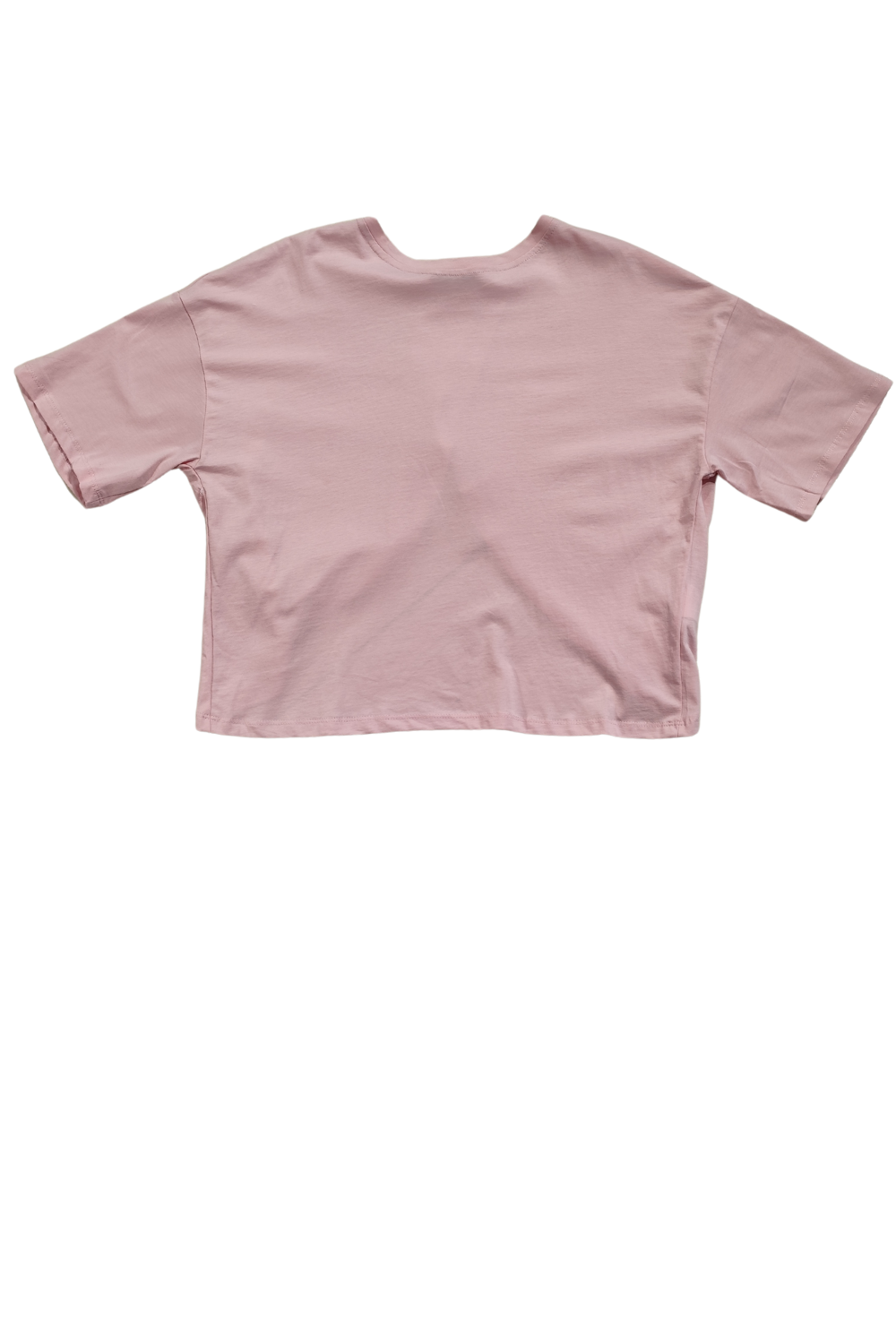 Womens Back Detailed Short Sleeve Oversize Blouse